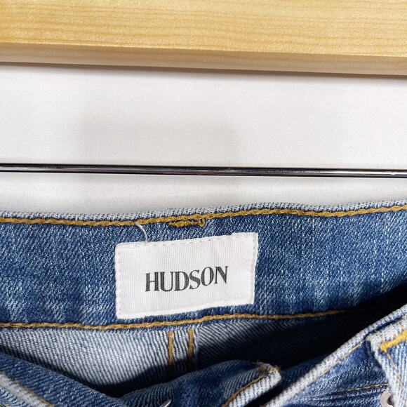 New Hudson Womens 25 Blair High Rise Skinny Ankle Jeans Jakarta Medium Wash - Picture 7 of 14